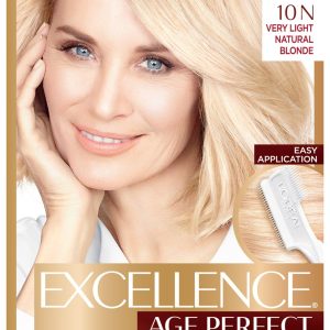 L’oreal Excellence Age Perfect Hair Color, Very Light Natural Blonde 10n Cosmetics