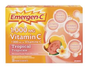 Emergen C Emergen-c Vitamin C & Mineral Supplement Fizzy Drink Mix, Tropical,