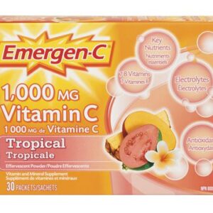 Emergen C Emergen-c Vitamin C & Mineral Supplement Fizzy Drink Mix, Tropical, Diet/Nutritional Supplements