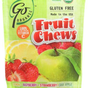 Goorganic Gluten Free Fruit Chews Assorted Fruit 3.5 Oz Confections