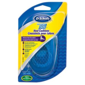 Dr. Scholl’s Heel Cushions With Massaging Gel For Men Insoles, Arch and Heel Supports