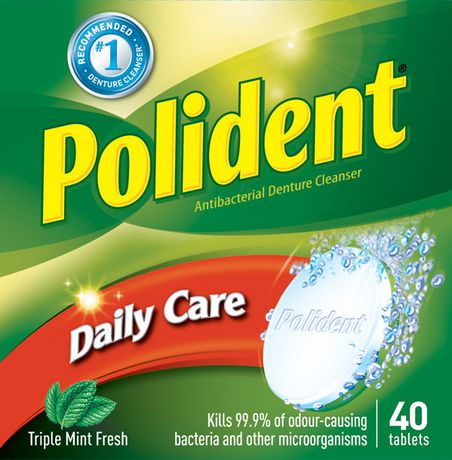 Polident Daily Care Cleanser Denture Cleaners and Adhesives