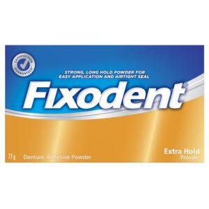 Fixodent Extra Hold Denture Adhesive Powder Oral Hygiene