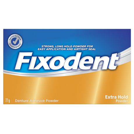 Fixodent Extra Hold Denture Adhesive Powder Denture Cleaners and Adhesives