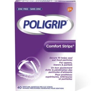 Poligrip Comfort Strips Denture Adhesive Denture Cleaners and Adhesives