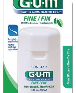 Gum Fine Waxed Dantal Floss Mint Oral Hygiene