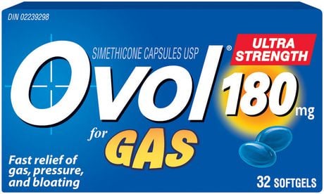 Ovol Ultra Strength Anti-gas Liquid Gel 32 Capsules - CTC Health