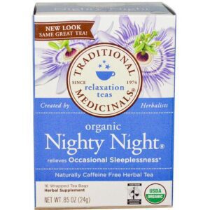 Traditional Medicinals Organic Nighty Night Tea Vitamins & Herbals