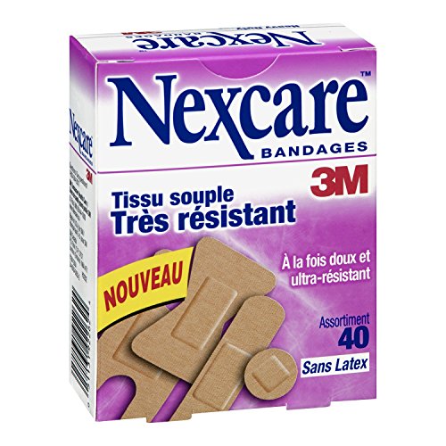 Nexcare Heavy Duty Flexible Fabric Latex-free Bandages First Aid