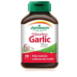 Jamieson Laboratories Jamieson Odourless Garlic 500 Mg Herbal And Natural