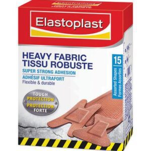 Elastoplast Heavy Fabric Bandages in Assorted Shapes First Aid