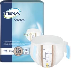 Tena Large & Extra Large Tena Stretch Ultra Adult Heavy-absorbent Incontinence Brief Pack of 36