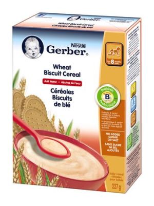 Gerber Baby Cereal - Wheat Biscuit (add Water)