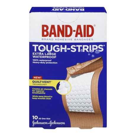 Band-aid Tough Strips Waterproof Bandages Bandages and Dressings