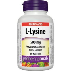 Webber Naturals L-lysine Capsules