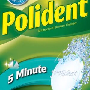 Polident 5 Minute Denture Cleanser Denture Cleaners and Adhesives