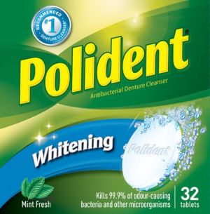 Polident Whitening Denture Cleanser