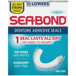 Sea Bond Denture Adhesive Original Lowers Oral Hygiene