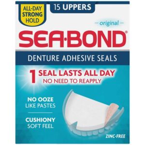 Sea Bond Denture Adhesive Original Uppers Oral Hygiene