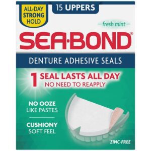 Sea Bond Denture Adhesive Fresh Mint Oral Hygiene