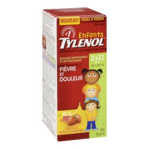 Tylenol Children's Medicine, Fever & Pain, Banana Berry Liquid 100.0 Ml