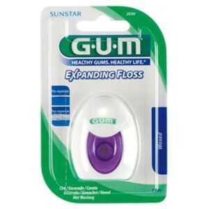 Gum Expanding Waxed Dental String Floss Oral Hygiene