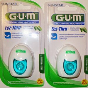Gum Eez-thru Dental Floss Mint Oral Hygiene