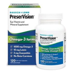 Bausch & Lomb Preservision Omega 3 Formula Vitamins & Herbals