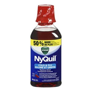 Vicks Nyquil Cold Liquid, Cherry, 354ml- Packaging May Vary