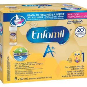 Enfamil Enfamil A+ Baby Formula Ready To Feed Nursette Bottles 59.0 Ml Baby Formula