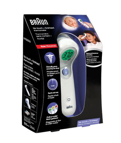 Braun No Touch + Touch Forehead Thermometer With Age Precision