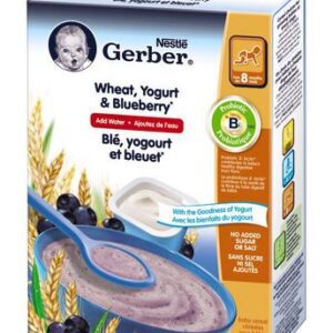 Gerber Stage 3 Multigrain Yogurt Blueberry Baby Cereal 227.0 G Baby Needs