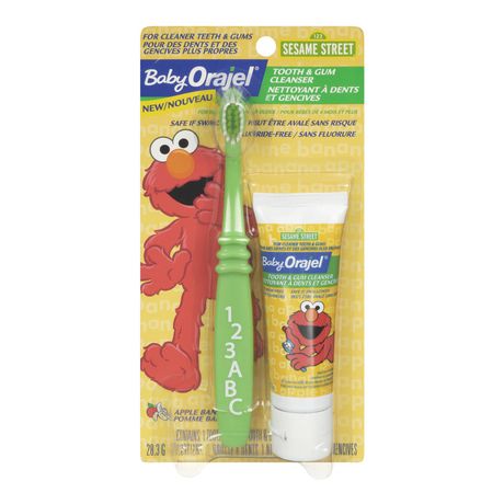 Orajel Baby Tooth Gum Cleanser Apple Banana CTC Health