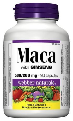 Webber Naturals Maca With Ginseng
