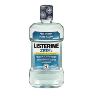 Listerine Zero Antiseptic Mouthwash In Mild Mint Mouthwash and Oral Rinses