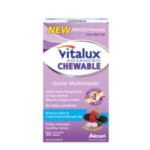 Vitalux Advanced Areds2 Formula Chewable Tablets Vitamins And Minerals