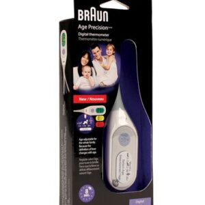 Braun Age Precision Digital Stick Thermometer Diagnostic
