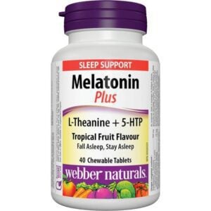Webber Melatonin Plus With L-theanine And 5-htp 40.0 Ea