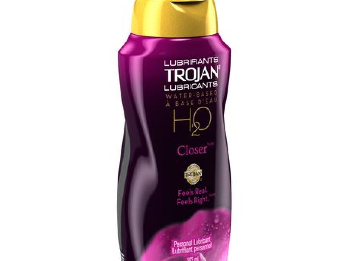 trojan lubricants h20 closer Thrusting Strap-On Dildo with Clit Pad | 9 Speeds + App – Vixen