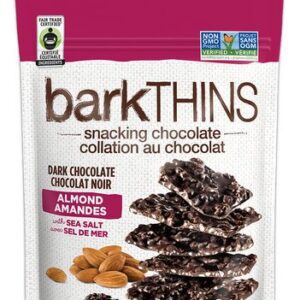 Barkthins Dark Chocolate Almond With Sea Salt Pouch Confections