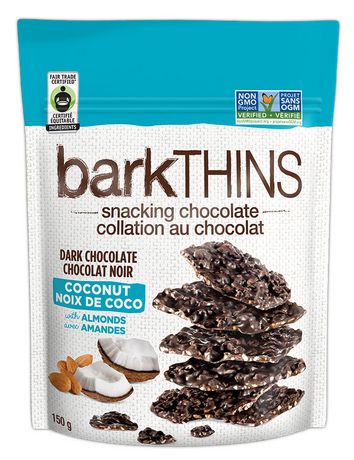 Barkthins Dark Chocolate Coconut With Almond Pouch Confections