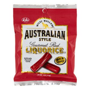 Wiley Wallaby Red Liquorice Candy, 4 Oz Confections