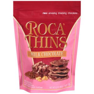 Brown & Haley Roca Thins Milk Chocolate Buttercrunch Toffee Candy, 5.3 Oz. Confections