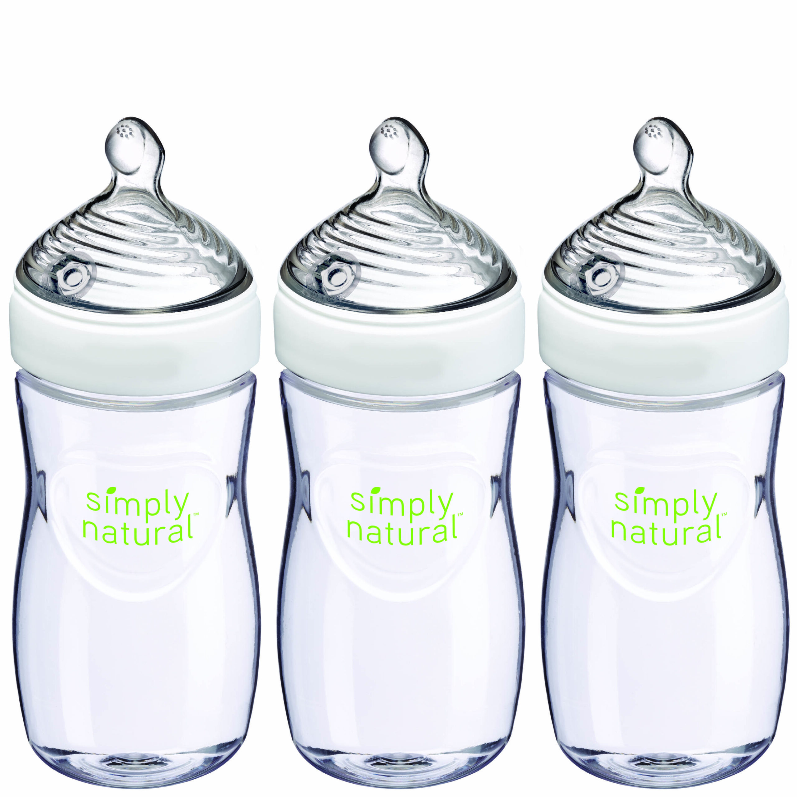 Nuk Simply Natural Baby Bottle - 9oz/3pk