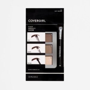Covergirl Easy Breezy Brow Powder Kit Soft Brown Cosmetics