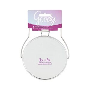 Goody Two Sided Makeup Mirror, Magnifying Mirror, 1 Ct 6 Inch Cosmetic Accessories