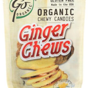 Go Organic Ginger Chews 3.5 Oz Confections