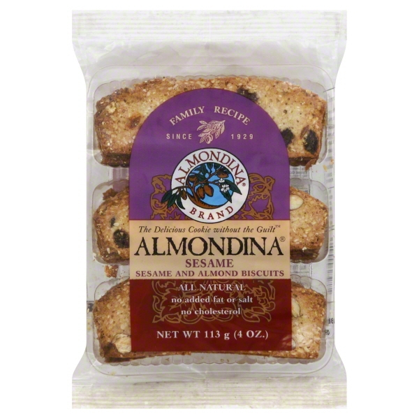 Almondina Sesame Cookie 4 Oz Food & Snacks
