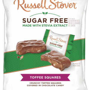 Russell Stover Sugar Free Chocolate Toffee – 3.0 Oz Diabetic