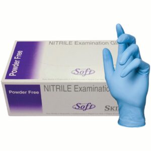 Skintx Medical Grade Nitrile Disposable Gloves, S50015-L-BX, Home Health Care